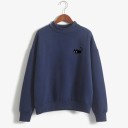 Damen-Sweatshirt mit Katze 4