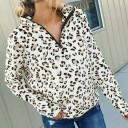 Damen-Sweatshirt mit Leopardenmuster A1 1