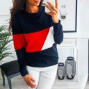 Damen-Sweatshirt mit Muster A39 2