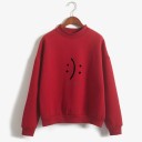 Damen-Sweatshirt mit Smiley-Gesicht 2