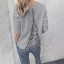 Damen-Sweatshirt mit Spitze B12 6