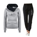 Damen-Sweatshirt und Jogginghose B873 2