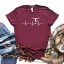 Damen-T-Shirt mit Akrobaten-Print 6