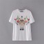 Damen-T-Shirt mit Blumen A960 6