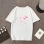 Damen-T-Shirt mit Blumendruck A1303 2