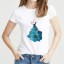 Damen-T-Shirt mit Blumendruck A1316 3