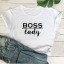 Damen-T-Shirt mit Boss Lady-Aufdruck 7