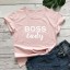 Damen-T-Shirt mit Boss Lady-Aufdruck 6