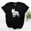 Damen-T-Shirt mit Bulldoggen-Print 3