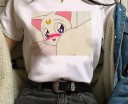 Damen-T-Shirt mit Cartoon-Motiv 2