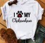 Damen-T-Shirt mit Chihuahua-Aufdruck 20