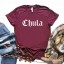 Damen-T-Shirt mit Chula-Aufdruck 6