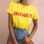 Damen-T-Shirt mit der Aufschrift HONEY 7