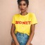 Damen-T-Shirt mit der Aufschrift HONEY 2