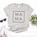 Damen-T-Shirt mit der Aufschrift MAMA 4