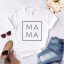 Damen-T-Shirt mit der Aufschrift MAMA 2