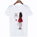 Damen-T-Shirt mit Frauenaufdruck 1