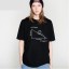 Damen-T-Shirt mit geometrischem Motiv 3