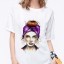 Damen-T-Shirt mit Gesichtsaufdruck 5