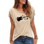 Damen-T-Shirt mit Gitarren-Print 8