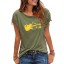 Damen-T-Shirt mit Gitarren-Print 10