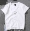 Damen-T-Shirt mit Herzdruck B389 6