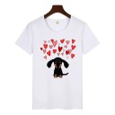 Damen-T-Shirt mit Hund 15