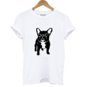 Damen-T-Shirt mit Hundeaufdruck A953 9