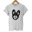 Damen-T-Shirt mit Hundeaufdruck A953 3