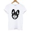 Damen-T-Shirt mit Hundeaufdruck A953 8