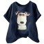 Damen-T-Shirt mit Hundeaufdruck 9