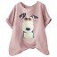 Damen-T-Shirt mit Hundeaufdruck 8