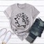 Damen-T-Shirt mit Igel-Print 5