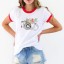 Damen-T-Shirt mit Kameraaufdruck 1