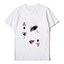 Damen-T-Shirt mit Kartenmotiv 10