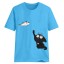 Damen-T-Shirt mit Katze A793 7