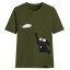 Damen-T-Shirt mit Katze A793 14