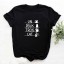 Damen-T-Shirt mit Katzen A985 2