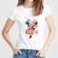 Damen-T-Shirt mit Lackdruck 10