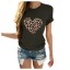 Damen-T-Shirt mit Leopardenherz 11