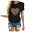 Damen-T-Shirt mit Leopardenherz 7