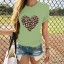 Damen-T-Shirt mit Leopardenherz 3