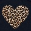 Damen-T-Shirt mit Leopardenherz 5