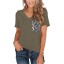 Damen-T-Shirt mit Leopardentasche 10