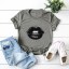 Damen-T-Shirt mit Lippen-Print 5