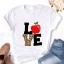 Damen-T-Shirt mit Love-Aufdruck B173 1