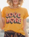 Damen-T-Shirt mit Love More-Aufdruck 5