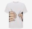 Damen-T-Shirt mit lustigem Handaufdruck B272 2