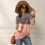 Damen-T-Shirt mit Muster A162 4