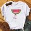 Damen-T-Shirt mit Obstdruck 14